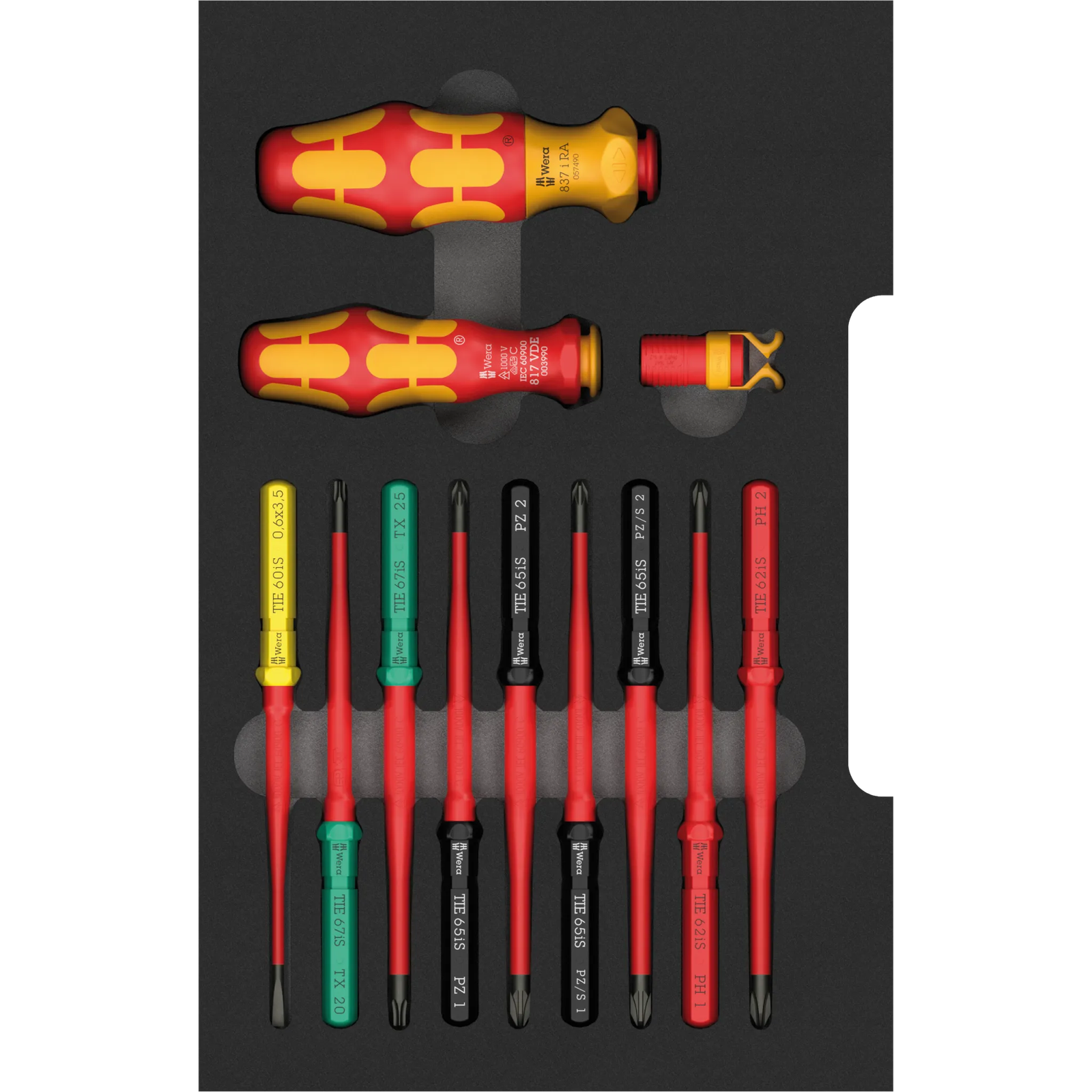 Schraubendreher VDE Wechselklingen Set in Einlage - Image 2